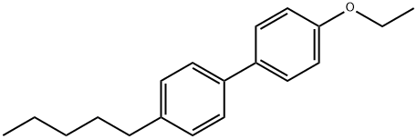 4-エトキシ-4'-ペンチル-1,1'-ビフェニル 化学構造式