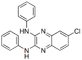 6-chloro-N,N'-diphenylquinoxaline-2,3-diamine ,68413-85-4,结构式