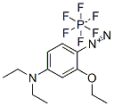 4-(diethylamino)-2-ethoxybenzenediazonium hexafluorophosphate Struktur