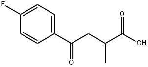 2-METHYL-4-OXO-4-(4'-FLUOROPHENYL)BUTYRIC ACID 化学構造式