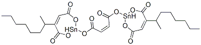 (Z)-2,2'-[(1,4-dioxobut-2-ene-1,4-diyl)bis(oxy)]bis[2-octyl-1,3,2-dioxastannepin-4,7-dione],68420-14-4,结构式
