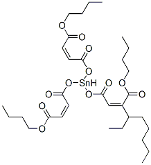 butyl (Z,Z,Z)-6-[(4-butoxy-1,4-dioxobut-2-enyl)oxy]oct-6-yl-4,8,11-trioxo-5,7,12-trioxa-6-stannahexadeca-2,9-dienoate,68420-16-6,结构式