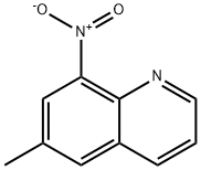 6-メチル-8-ニトロキノリン 化学構造式