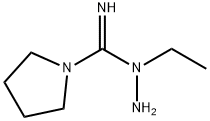1-Pyrrolidinecarboximidicacid,N-ethyl-,hydrazide(9CI) 结构式