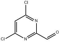 4,6-二氯嘧啶-2-甲醛, 684220-28-8, 结构式