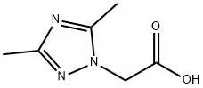 (3,5-DIMETHYL-[1,2,4]TRIAZOL-1-YL)-ACETIC ACID 化学構造式