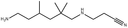 3-[(6-amino-2,2,4-trimethylhexyl)amino]propanenitrile Struktur
