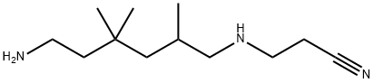 3-[(6-amino-2,4,4-trimethylhexyl)amino]propiononitrile 结构式