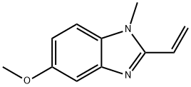 1H-Benzimidazole,2-ethenyl-5-methoxy-1-methyl-(9CI),68426-81-3,结构式