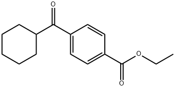 4-CARBOETHOXYPHENYL CYCLOHEXYL KETONE Structure