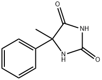 5-甲基-5-苯基乙内酰脲,6843-49-8,结构式