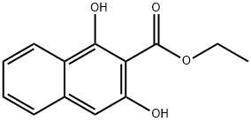 1,3-二羟基萘-2-甲酸乙酯 结构式
