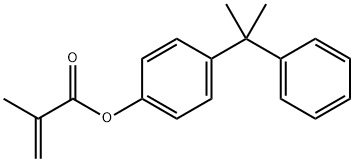 4-CUMYLPHENYL METHACRYLATE Struktur