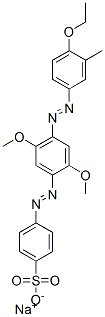 sodium 4-[[4-[(4-ethoxy-m-tolyl)azo]-2,5-dimethoxyphenyl]azo]benzenesulphonate|