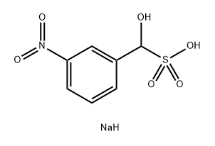 sodium alpha-hydroxy-m-nitrotoluene-alpha-sulphonate,68444-12-2,结构式