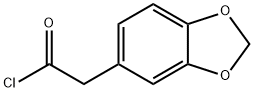 1,3-苯并二氧唑-5-基乙酰氯, 6845-81-4, 结构式