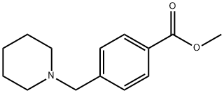 4-((ピペリジン-1-イル)メチル)安息香酸メチル 化学構造式