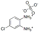 4-クロロ-1,2-ベンゼンジアミン・硫酸塩 化学構造式
