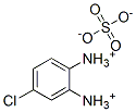 4-chlorobenzene-1,2-diammonium sulphate Structure