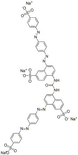 tetrasodium 5,5'-(carbonyldiimino)bis[8-[[4-[(4-sulphonatophenyl)azo]phenyl]azo]naphthalene-2-sulphonate] Struktur