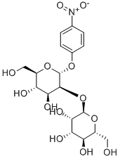 4-Nitrophenyl2-O-(a-D-mannopyranosyl)-a-D-mannopyranoside Struktur