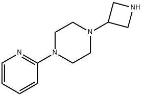 1-(3-AZETIDINYL)-4-(2-PYRIDINYL)-PIPERAZINE Struktur