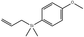 ALLYL(4-METHOXYPHENYL)DIMETHYLSILANE 化学構造式