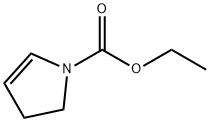 2-ピロリン-1-カルボン酸エチル 化学構造式