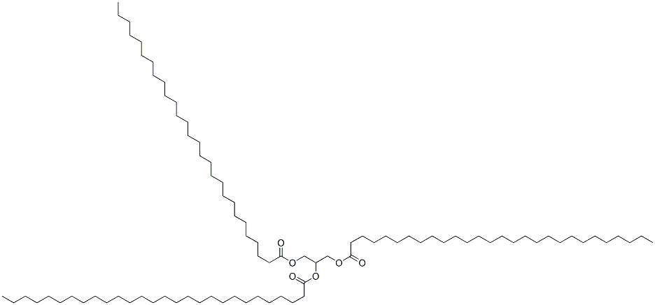 Glycerides, montan-wax Struktur