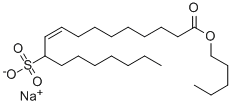 SODIUM AMYL SULFOOLEATE,68478-86-4,结构式