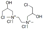 ethylenebis[(3-chloro-2-hydroxypropyl)dimethylammonium] dichloride,68479-76-5,结构式