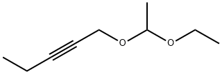 1-(1-ethoxyethoxy)pent-2-yne Struktur