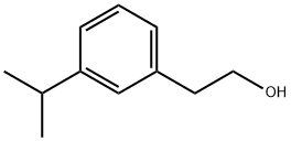 3-(1-メチルエチル)ベンゼンエタノール 化学構造式