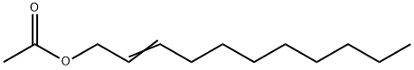酢酸2-ウンデセニル 化学構造式