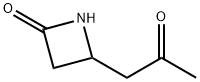 2-Azetidinone, 4-(2-oxopropyl)- (9CI) Struktur