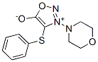 3-(4-Morpholinyl)-4-(phenylthio)sydnone Struktur