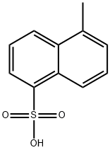 5-メチル-1-ナフタレンスルホン酸 化学構造式