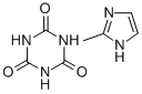 2-Methylimidazole, compd. with 1,3,5-triazine-2,4,6(1H,3H,5H)-trione 化学構造式