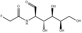 N-fluoroacetylgalactosamine 化学構造式
