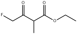 Butanoic  acid,  4-fluoro-2-methyl-3-oxo-,  ethyl  ester Structure