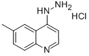 4-HYDRAZINO-6-METHYLQUINOLINE HYDROCHLORIDE Struktur