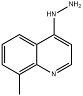 4-HYDRAZINO-8-METHYLQUINOLINE Struktur