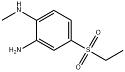 4-(ethylsulfonyl)-N1-methylbenzene-1,2-diamine Struktur