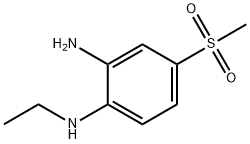 N1-ethyl-4-(Methylsulfonyl)benzene-1,2-diaMine Struktur