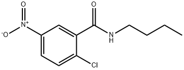 N-butyl-2-chloro-5-nitrobenzamide Struktur