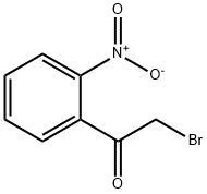 α-ブロモ-2'-ニトロアセトフェノン 化学構造式