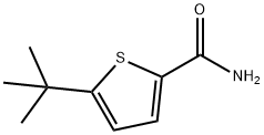 5-TERT-ブチルチオフェン-2-カルボキサミド 化学構造式
