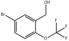 (5-bromo-2-(trifluoromethoxy)phenyl)methanol Structure