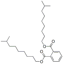 邻苯二甲酸二异癸酯 结构式