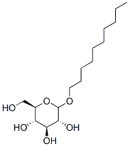 (カプリリル/カプリル)グルコシド 化学構造式